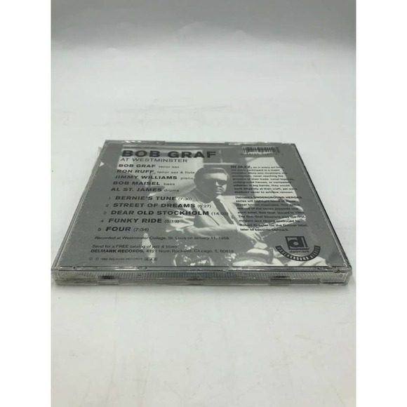 Bob Graf At Westminster CD Jazz Music Tenor Sax - Picture 9 of 11